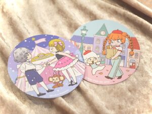 ルンルン先生コースター